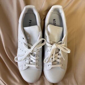 Adidas White Leather Sneakers